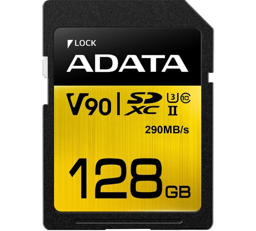 Карта памяти ADATA Premier ONE ASDX128GUII3CL10-C SDXC 128GB
