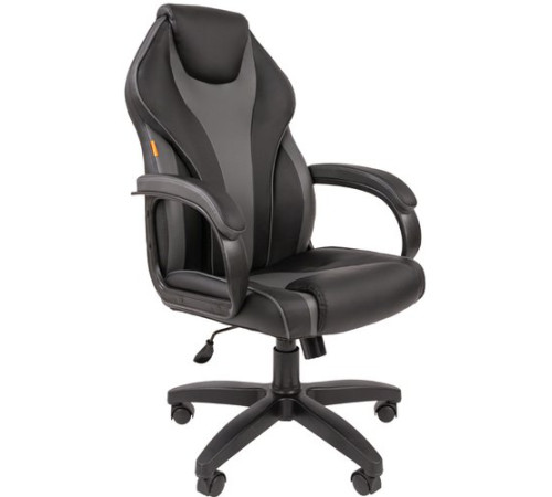 Офисное кресло CHAIRMAN 299 экопремиум, черный/серый