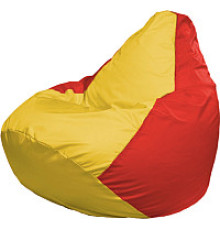 Кресло-мешок Flagman Груша Мега XXXL Г3.1-260 желтый/красный