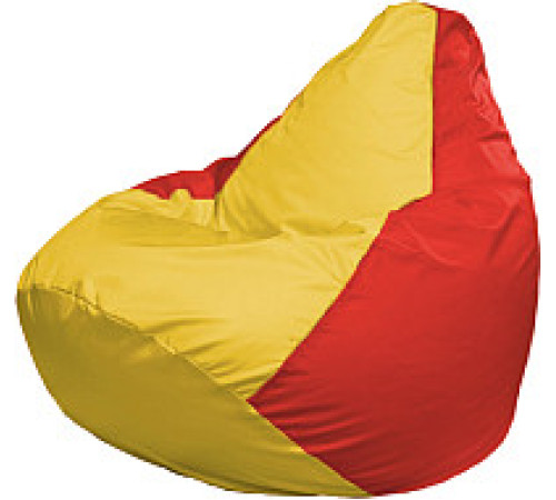 Кресло-мешок Flagman Груша Мега XXXL Г3.1-260 желтый/красный