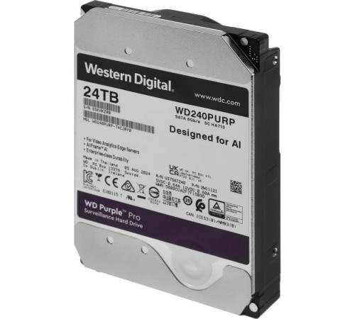 Жесткий диск WD Purple Pro 24TB WD240PURP