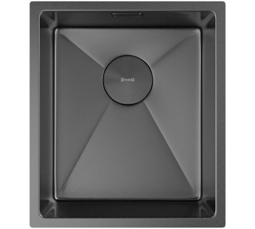 Кухонная мойка ZorG Zerox 38 U / IF PVD Gunblack