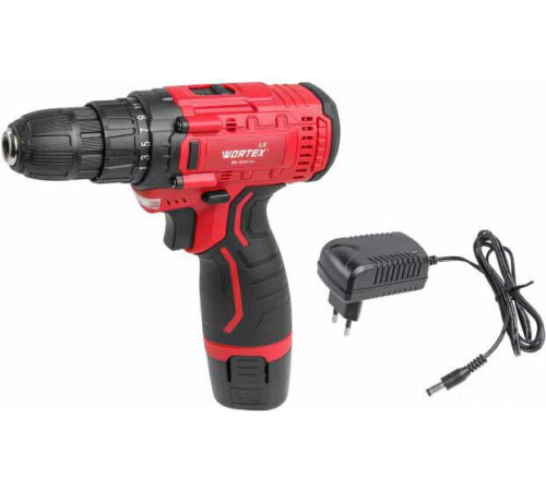 Дрель-шуруповерт Wortex LX BD 1213-1 Li 1329350 с 1-им АКБ