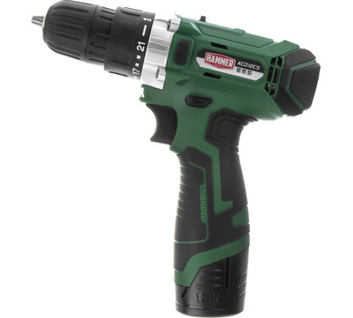 Дрель-шуруповерт Hammer ACD12CS с 1-им АКБ