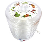 Сушилка для овощей и фруктов Спектр-Прибор Ветерок ЭСОФ2-0.5/220 5 поддонов, прозрачный