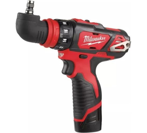 Дрель-шуруповерт Milwaukee M12 BDDXKIT-202C 4933447836 с 2-мя АКБ, кейс