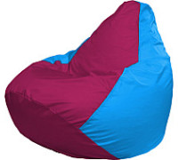 Кресло-мешок Flagman Груша Супер Мега 4XL Г5.1-385 фуксия/голубой