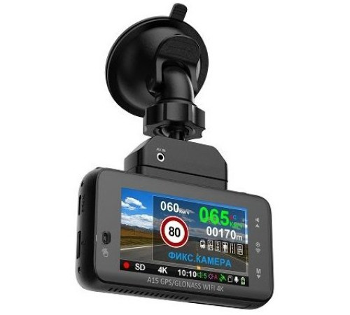 Видеорегистратор-GPS информатор 2в1 Sho-Me A15 4K