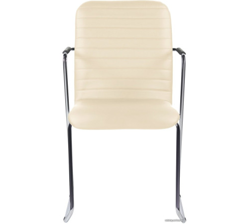 Офисный стул Brabix Visit CF-101 хром/экокожа бежевый