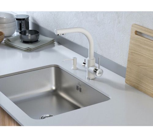 Смеситель Paulmark Essen 213011-431TW белый матовый
