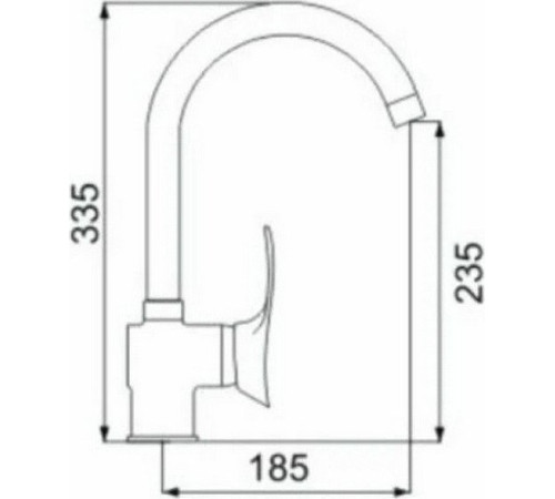 Смеситель MARRBAXX Карельский камень КМ005/G31 белый