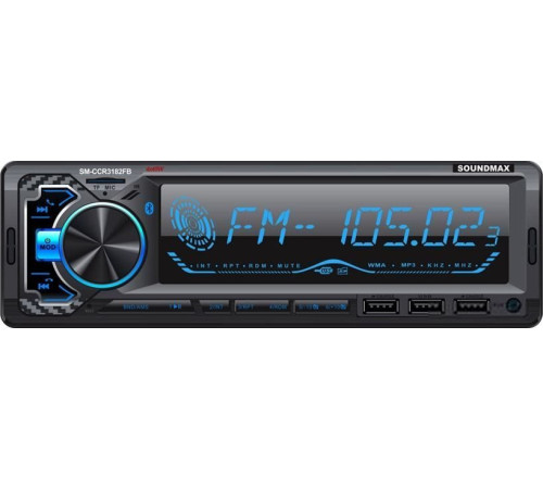 USB-магнитола Soundmax SM-CCR3182FB