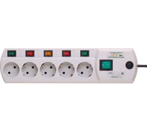 Сетевой фильтр Most ERG 2 м белый
