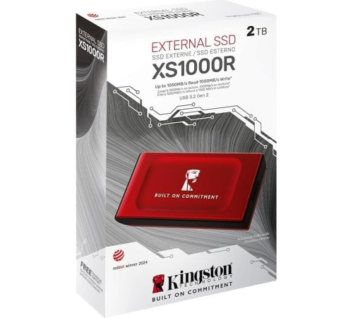 Внешний накопитель Kingston XS1000 2TB SXS1000R/2000GA