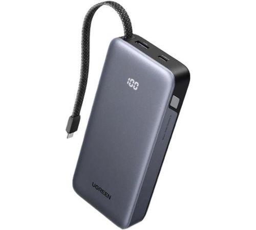 Внешний аккумулятор Ugreen PB536 20000mAh серый
