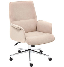 Кресло TetChair York флок, бежевый