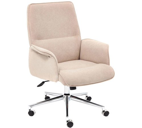 Кресло TetChair York флок, бежевый