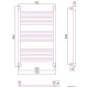Полотенцесушитель Сунержа Богема+ прямая 800х500 022-0220-8050