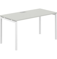 Офисный стол Norden 140х70х75 SG.205.SH.44.WH белый/серый бархат