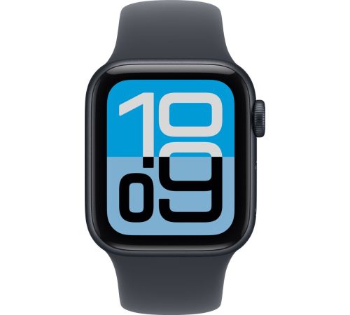 Умные часы Apple Watch SE 3 40 мм алюминиевый корпус, полуночный/полуночный, спортивный силиконовый ремешок M/L