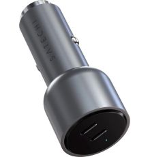 Автомобильное зарядное Satechi 40W Dual USB-C PD Car Charger ST-U2C40CCM