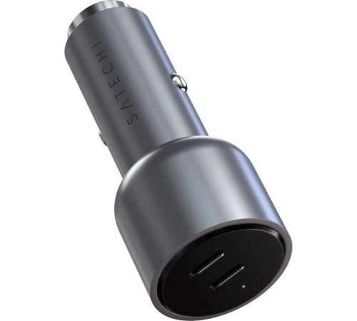 Автомобильное зарядное Satechi 40W Dual USB-C PD Car Charger ST-U2C40CCM