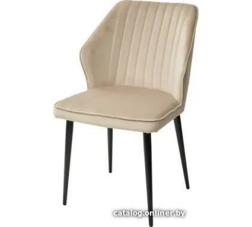 Стул M-City Seattle-V 461MC03828 бежевый 5 велюр/черный