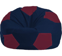 Кресло-мешок Flagman Мяч Стандарт М1.1-49 темно-синий/бордовый