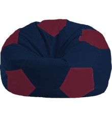 Кресло-мешок Flagman Мяч Стандарт М1.1-49 темно-синий/бордовый