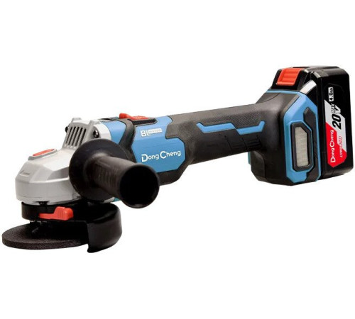 Угловая шлифмашина DongCheng DCSM03-125 Type FK с 2-мя АКБ, кейс