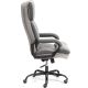 Офисное кресло TetChair Duke metal BL велюр, серый