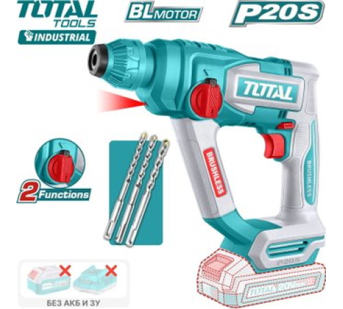 Перфоратор Total TRHLI20188 без АКБ