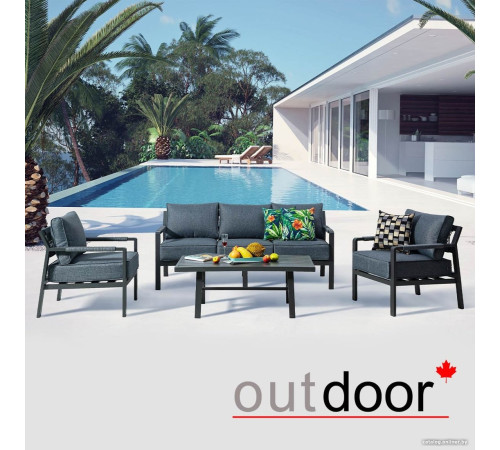 Набор садовой мебели Outdoor Торонто OUT-0027 графит