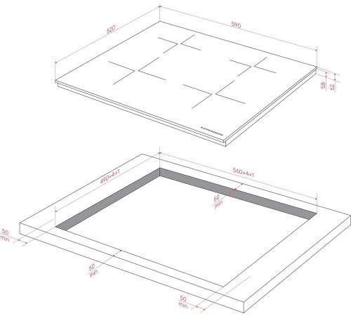 Варочная панель KUPPERSBERG ICI 625