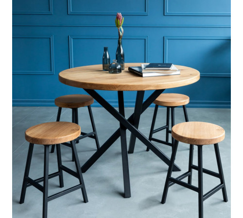 Табурет Iva-Wood дубовый натуральный