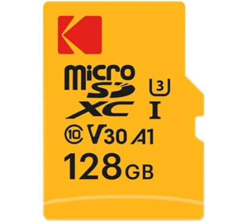 Карта памяти Kodak Ultra Performance microSDXC 128GB EKMSDM128GXC10HPRK с адаптером
