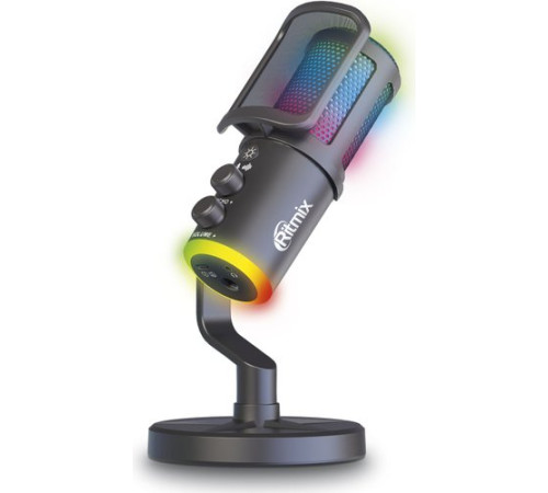 Проводной микрофон Ritmix RDM-178 USB Gaming черный