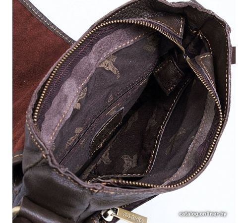 Сумка для ноутбука Poshete 253-01263-26-DBW коричневый