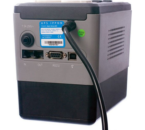 Источник бесперебойного питания  IPPON Back Verso 600