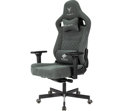 Игровое геймерское кресло Knight Hunter серый Alfa 44