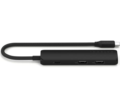 Док-станция Satechi 4-in-1 USB-C Slim Multiport Adapter 4K ST-P4SK черный