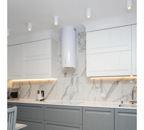 Кухонная вытяжка Schtoff Isla Sol White белый