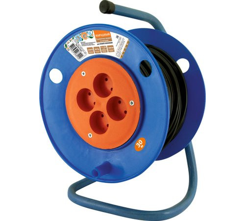 Удлинитель на катушке TDM Electric SQ1307-0524 50 м, синий