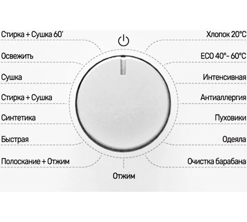 Стирально-сушильная машина Yoshiro YWD-F106B10