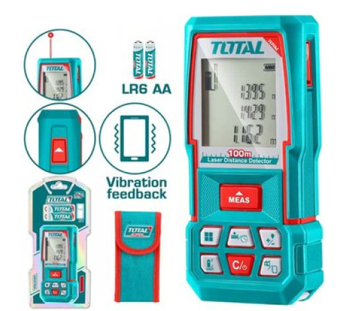 Лазерный дальномер Total TMT51036