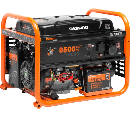 Бензиновый генератор Daewoo Power GDA 7500DFE