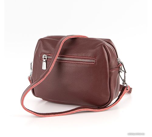 Женская сумка Poshete 892-H8323H-BRD бордовый