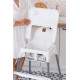 Высокий стульчик VipBaby Loft Lux white