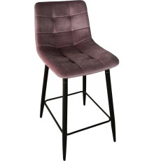 Стул AksHome Mia пыльная роза велюр HLR25/черный