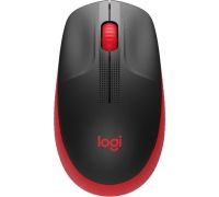 Мышь Logitech M190 черный/красный
